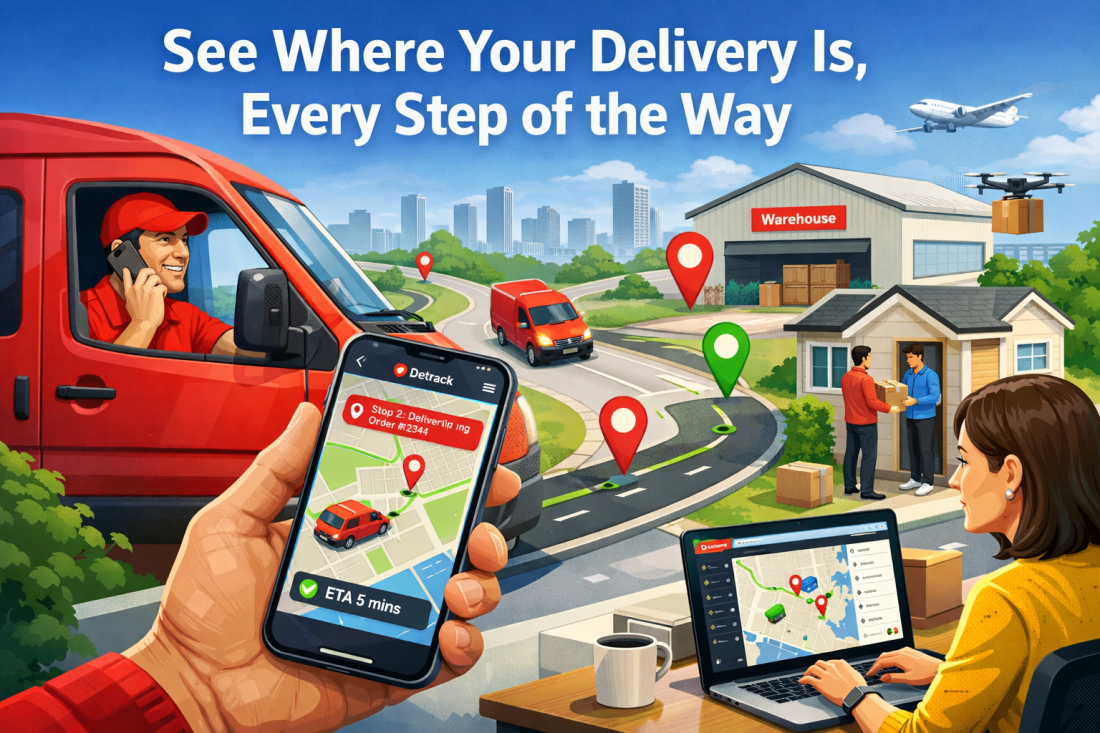 Live tracking map dashboard